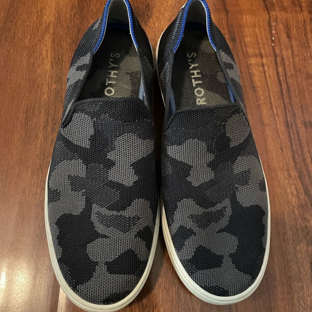 Rothy’s Slip-On Sneaker Black Camo